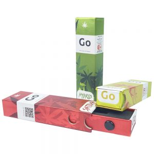 Child Resistant Paper Boxes for Vape Cart Packaging with EVA Holder