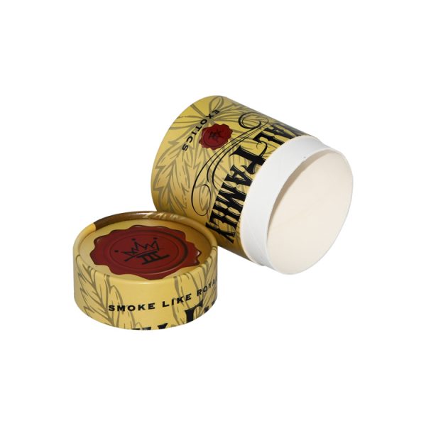 Newest Design Cannabis Flower Marijuana Paper Tubes Cardboard Cylindrical Boxes - Image 2