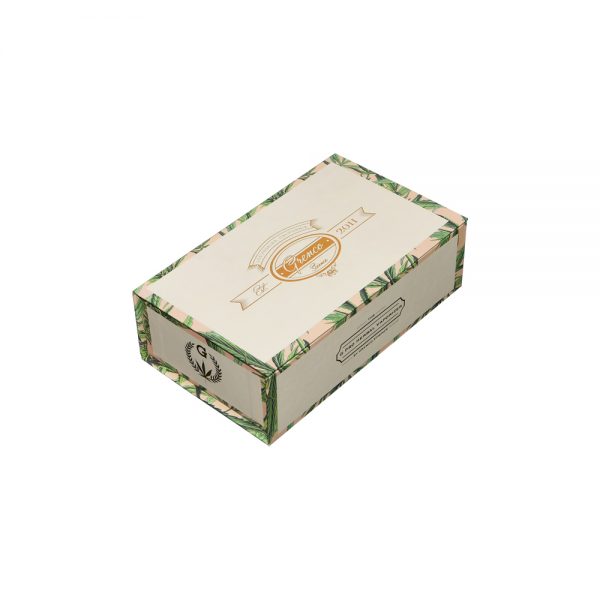 Magnetic Lid Clamshell Gift Box for Herb Vaporizer Packaging with Hot Foil Stamping - Image 2