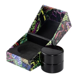 Cannabis Glass Jars Paper Boxes