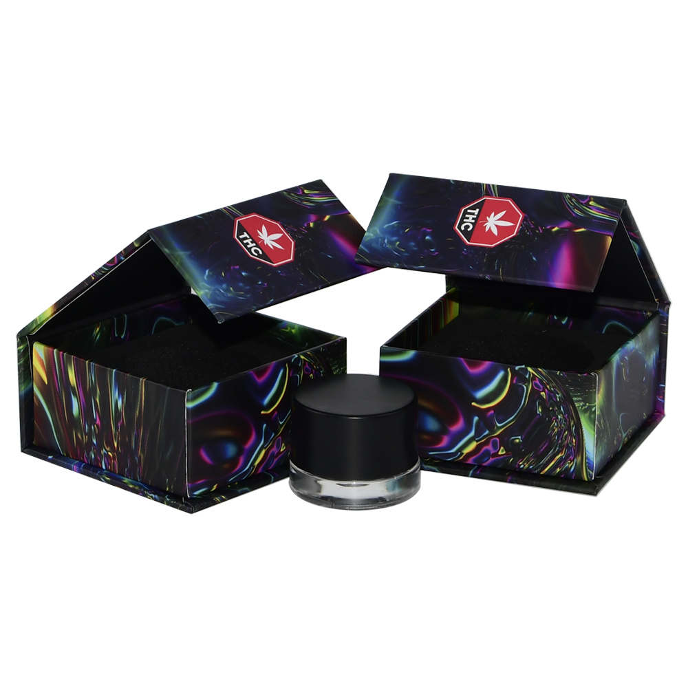 Concentrate Container Magnetic Box with Display Window - 420 Packaging