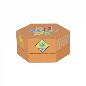 Hexagon Cannabis Concentrate Jars Boxes