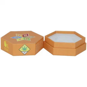 Hexagonal Paper Box for Concentrate Jars