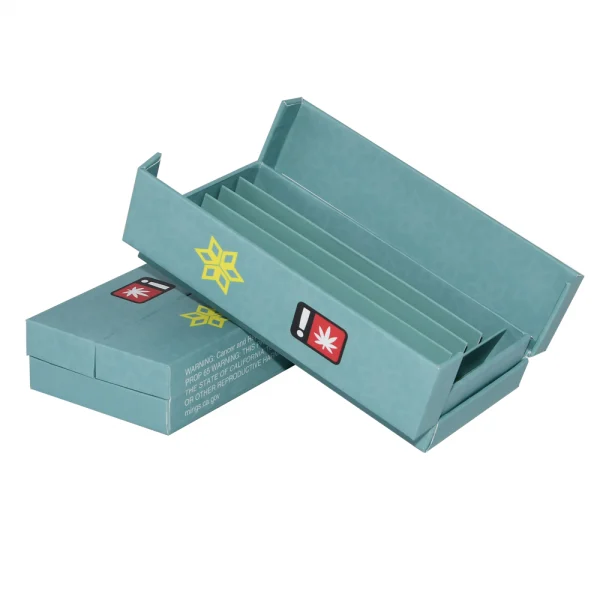 Double Side Open Rigid Box for Pre-Roll Multipack Packaging with Magnetic Closure - Image 5